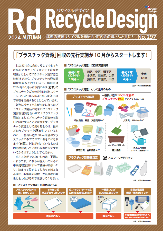 「プラスチック資源」回収の先行実施が10月からスタートします！